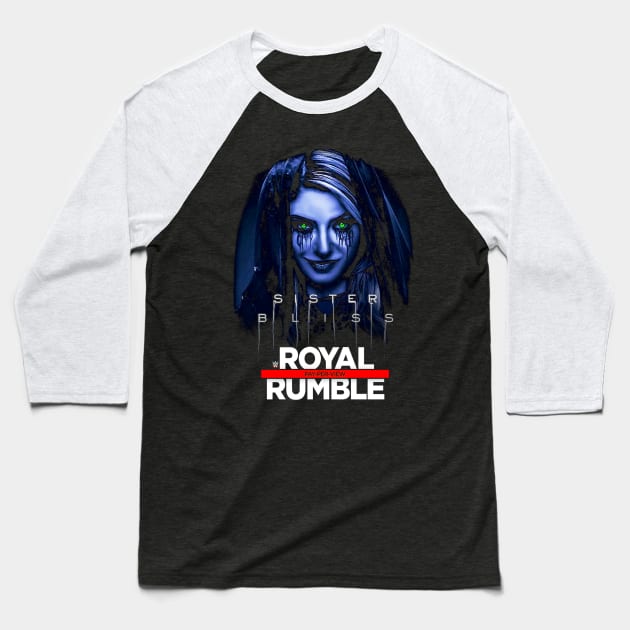 Sisters Bliss Royal Rumble Baseball T-Shirt by Stars A Born